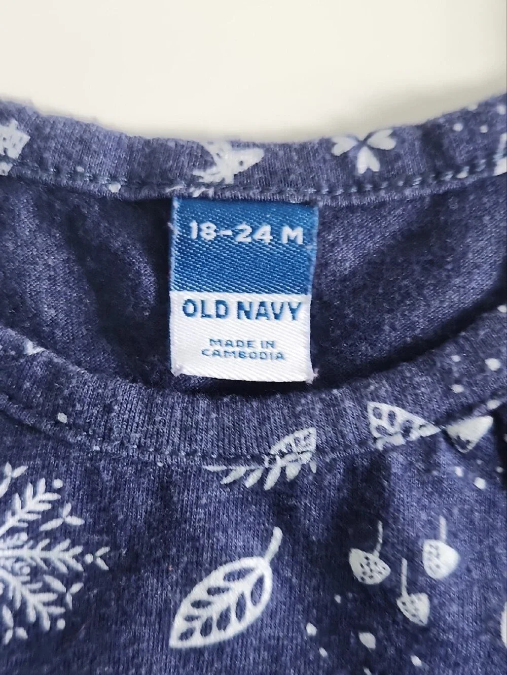 Old Navy Red & Navy Patterned Holiday Dress Duo
